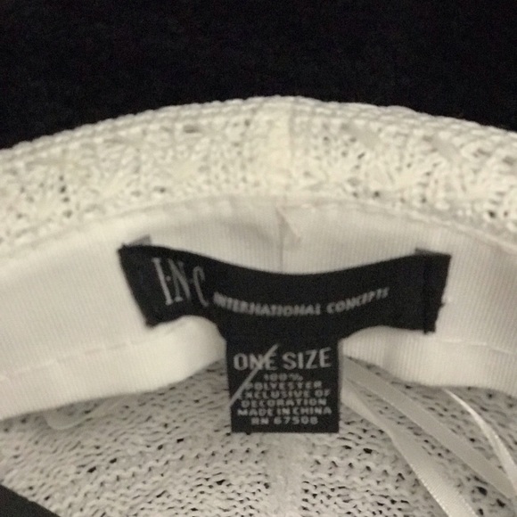 INC Fedora (white) Ladies Spring Hat - Picture 3 of 4